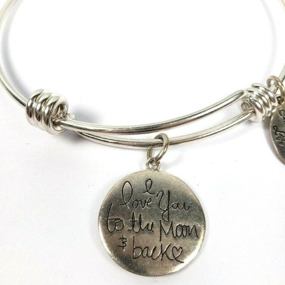 Extraordinary Life Bangle Bracelet Love You Moon - Picture 2 of 5
